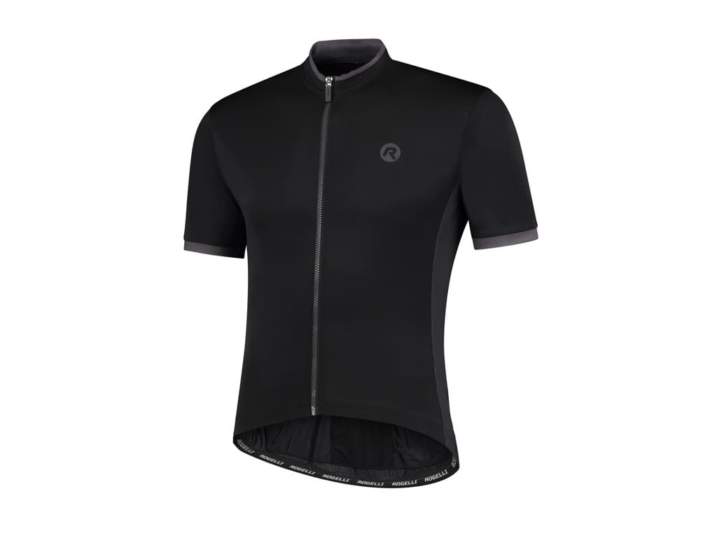 Rogelli Essential - Cykeltrøje - Korte ærmer - Sort - Str. XL