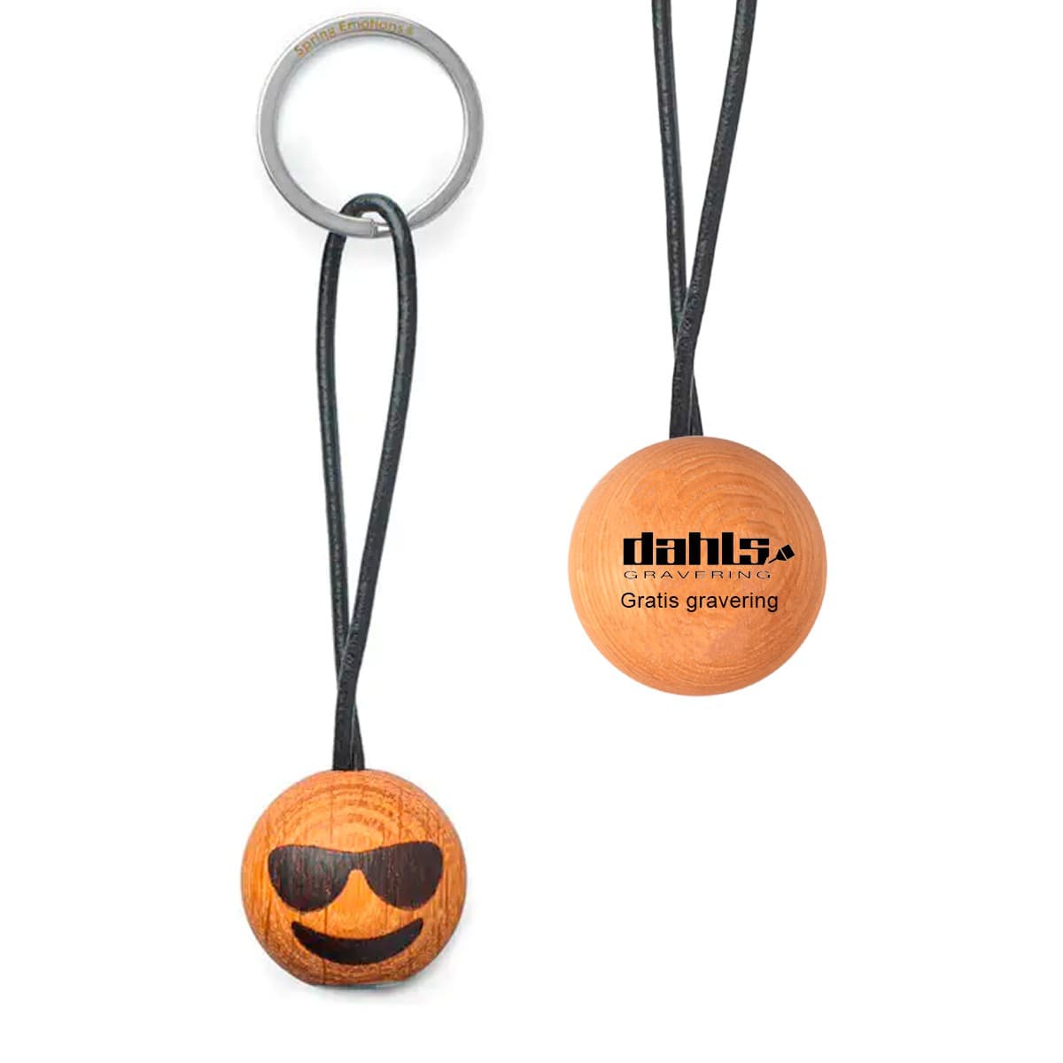Spring Copenhagen Emotions® Cool Nøglering Firmagaver med logo - Firmagaver med logo med gravering