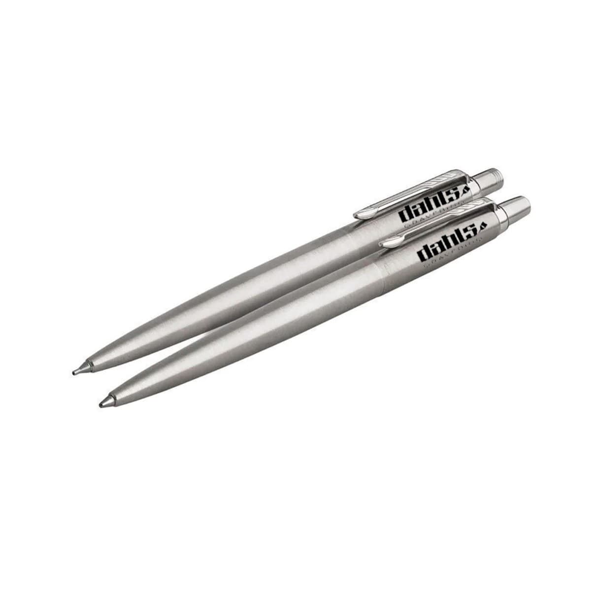 Parker JOTTER sæt stål firmagaver med logo - Firmagaver med logo med gravering