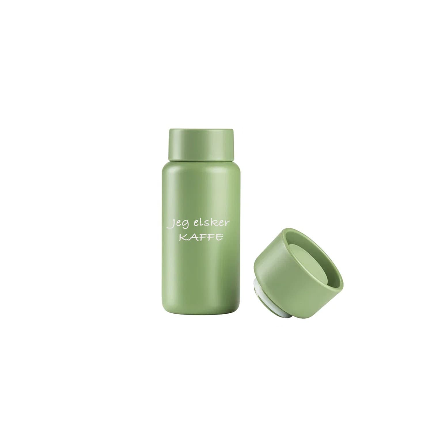 Zone Denmark Singles Termokop med to låg Dia 7,5 x 19 cm 400 ml Apple - Zone med gravering