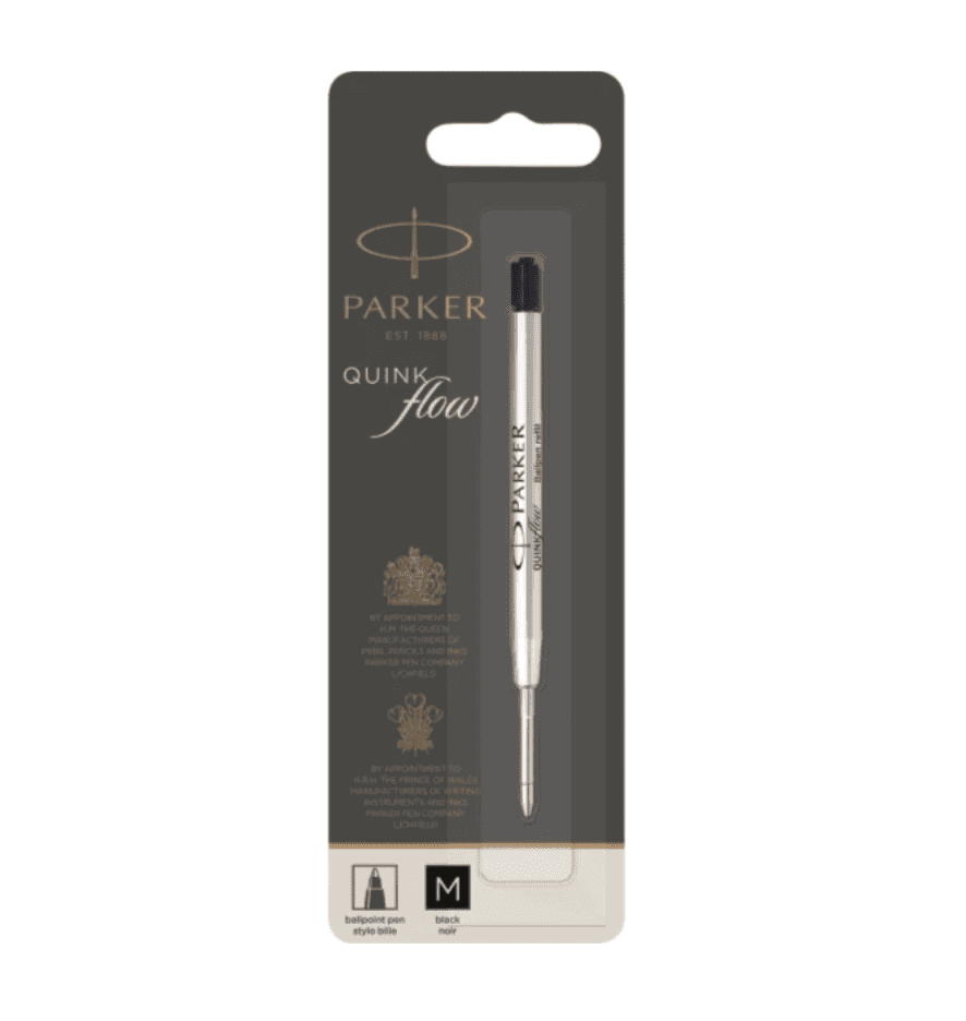 Parker Ballpen Refill Sort Fine - Parker med gravering