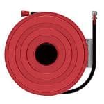 Falck Slangevinde model 1SW. 30mtr. x 1�� 25mm slange, ikke vandf�rende