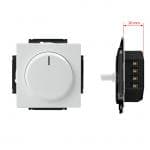 ABB Drejelysd�mper semi LED 2-100W, 1 modul, hvid