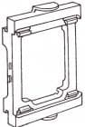 Ramme Brn F/ Enk. Opus Alu