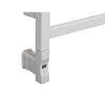 Kriss Nuvo 2 varmeelement med boost & sparefunktion 600w firkantet Hvid. 1/2��. 220V IP54