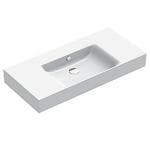 Catalano PREMIUM UP100 h�ndvask 1000x470mm, uden hanehul, med overl�b. Reng�ringsvenlig og antibakteriel glasur