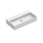 Catalano VERSO65 h�ndvask 650x350mm, uden hanehul, uden overl�b. Reng�ringsvenlig og antibakteriel glasur