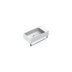 Catalano VERSO50 h�ndvask 500x250mm, uden hanehul, uden overl�b. Reng�ringsvenlig og antibakteriel glasur. Mathvid