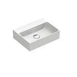 Catalano VERSO45 h�ndvask 450x350mm, uden hanehul, uden overl�b. Reng�ringsvenlig og antibakteriel glasur