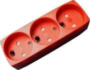 3-stikd�se med jord slagfast r�d/gr�n