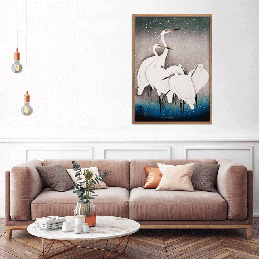 Group of Egrets av Plakatwerket