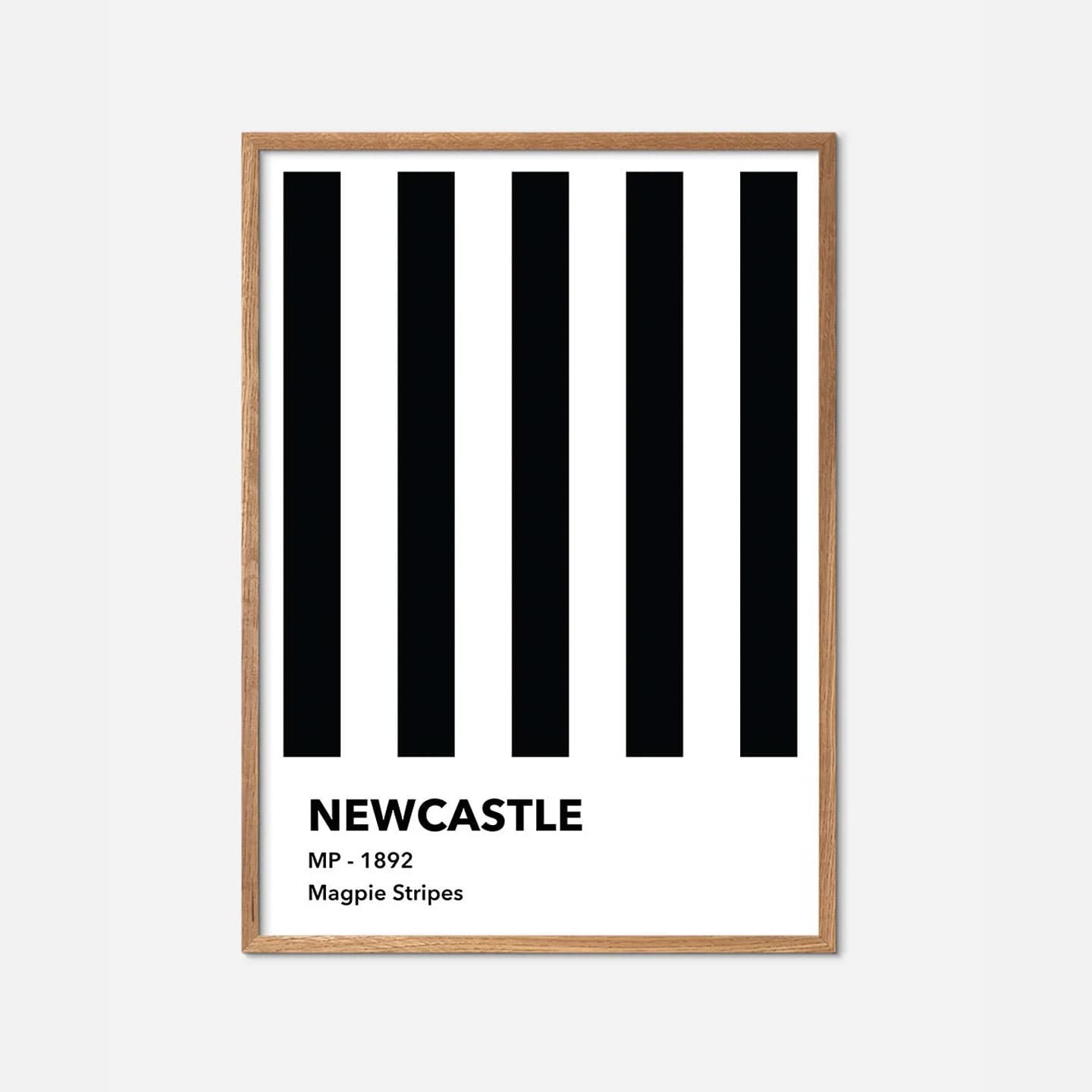 Newcastle - Magpie Stripes av Olé Olé