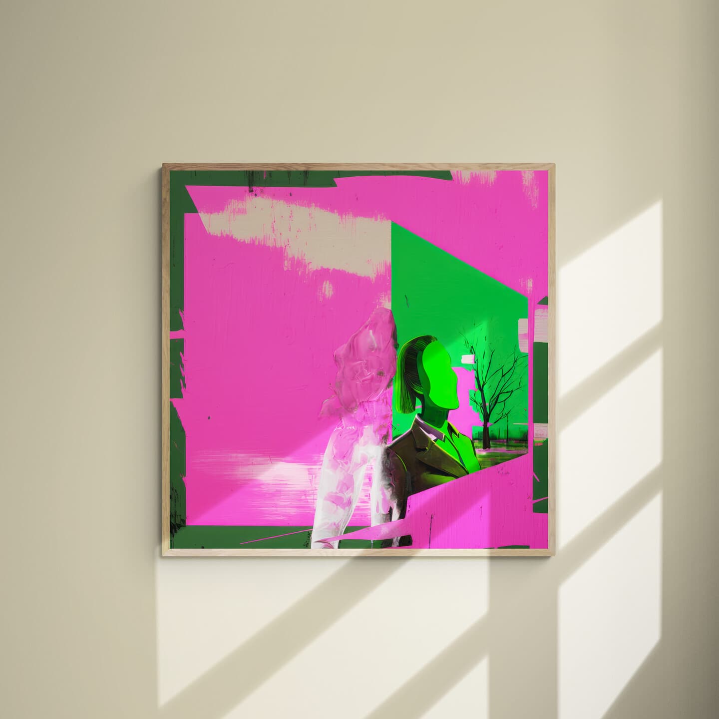 The woman behind the green screen av Yoma.emptylands
