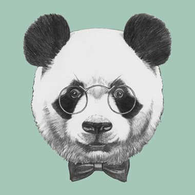 Plushy Panda av Illux