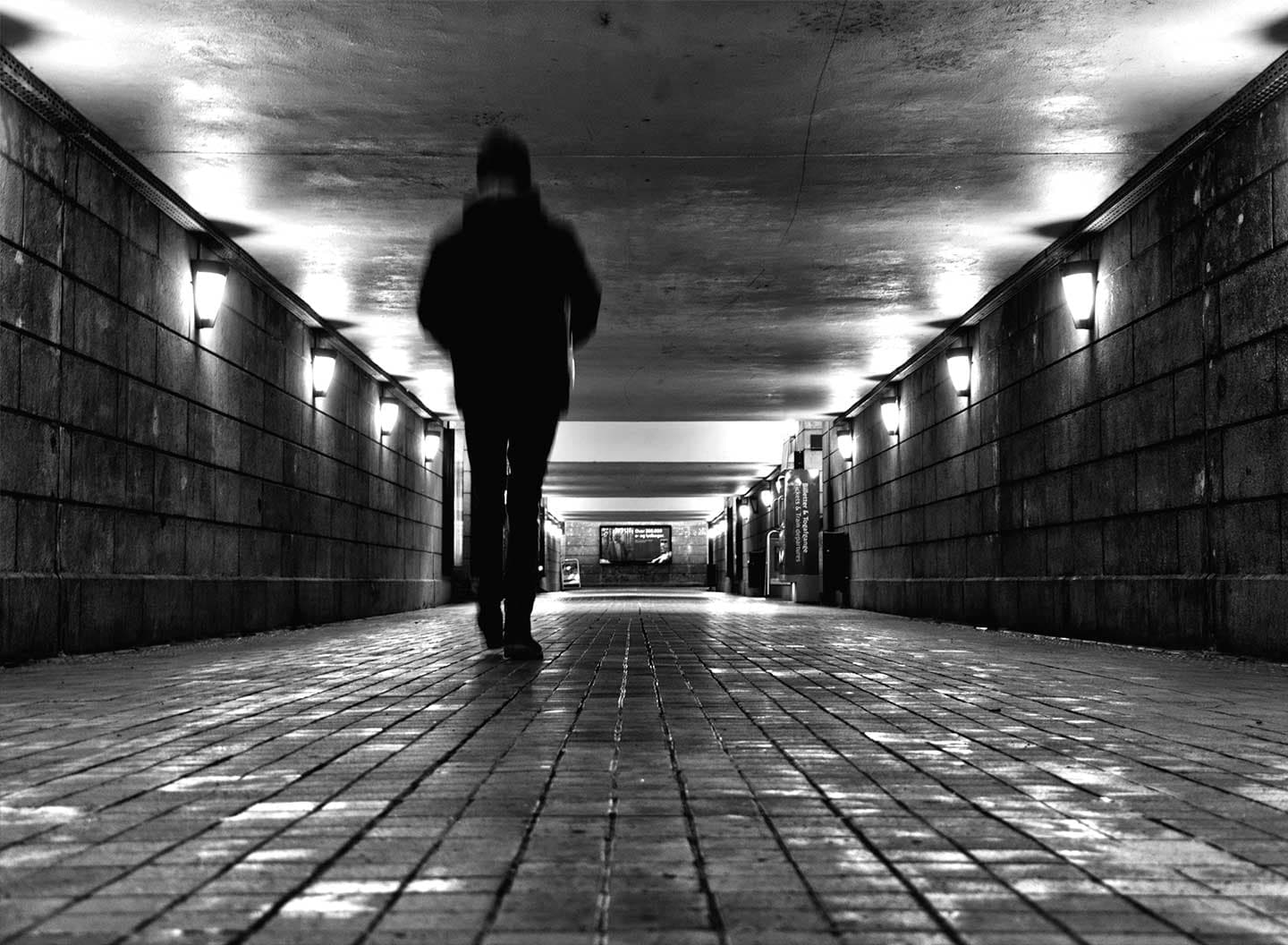 Underground black and white av Palle Hasling Jakobsen