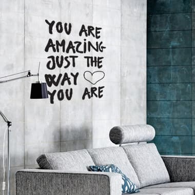 Amazing wallsticker av Diana Lovring, 42x60 cm