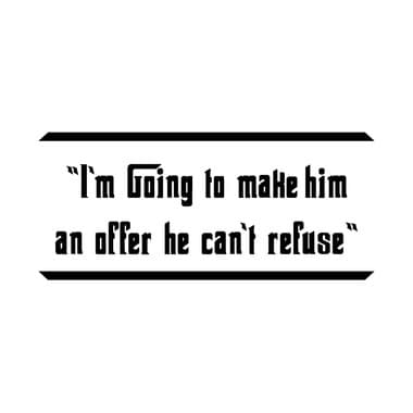 Good offer wallsticker av Alan Smithee, 63x28 cm
