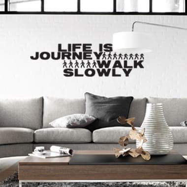 Journey wallsticker av Diana Lovring, 98x29 cm