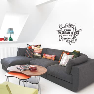 Mydream wallsticker av Heidi Holm Pedersen, 42x56 cm