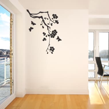 Myflowertree wallsticker av Heidi Holm Pedersen, 40x50 cm