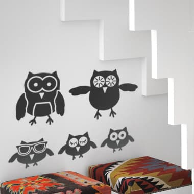 The Owls wallsticker av Alan Smithee, 40x26 cm