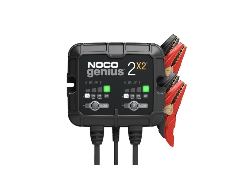 Noco Genius 2X2 Batterilader til 6 og 12 volt - 4000 mA - Primus Danmark