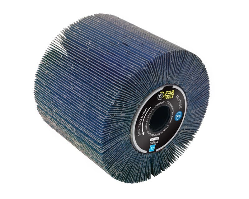 Lamel sandpapirsrulle - korn 120 - til REX120 slibemaskine m. fl. - Primus Danmark