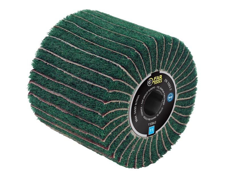 Sandpapir + kunststofrulle - korn 120/240 - til REX120 slibemaskine m. fl. - Primus Danmark