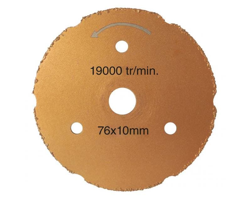 Segmenteret klinge 76 mm til Mini Vinkelsliber - Primus Danmark