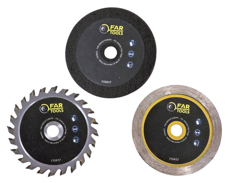 3 stk. klinger Ø76 mm til Mini Vinkelsliber - Primus Danmark