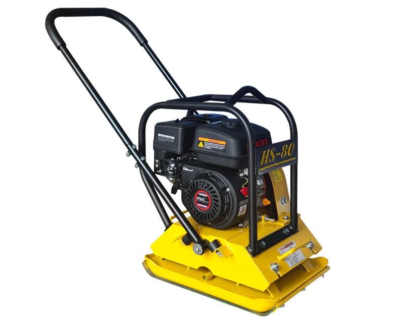 Pladevibrator 80 kg med Loncin motor og gummiplade - Primus Danmark