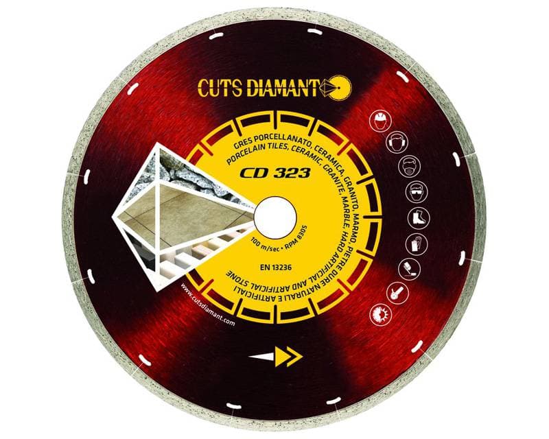 Diamantklinge til fliser, porcelæn, marmor mm - Ø180 mm - Primus Danmark