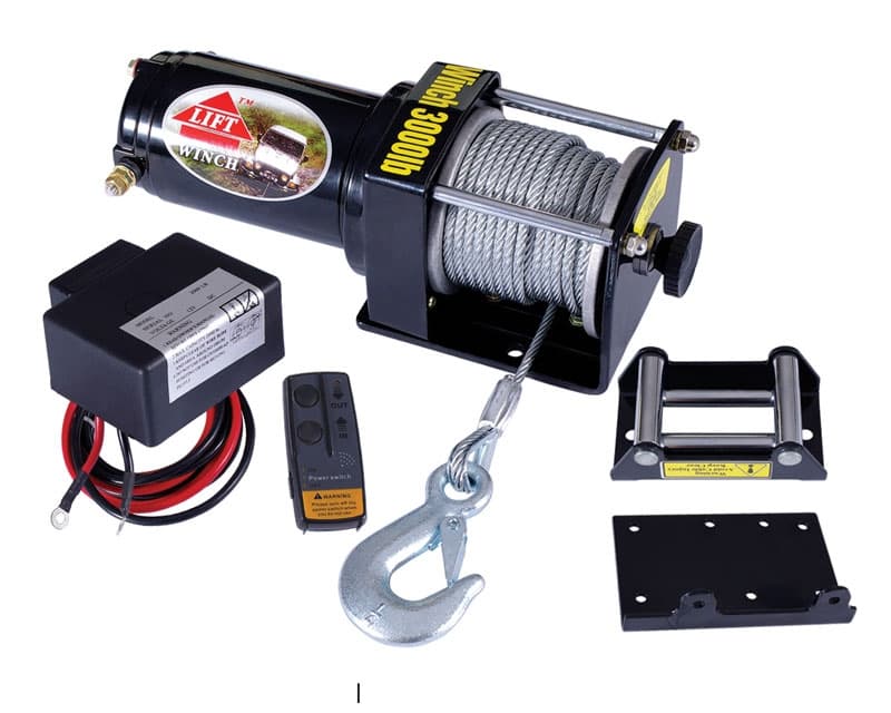 Trækspil 12 volt 1350 kg trådløs fjernbetjening - Primus Danmark