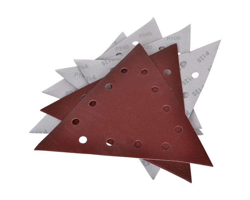 Sandpapir trekantet 28x28x28 cm til girafsliber - Primus Danmark