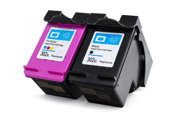 HP 302XL sæt (2 stk.) BK og CMY, Kompatible patroner 38ml. XXL