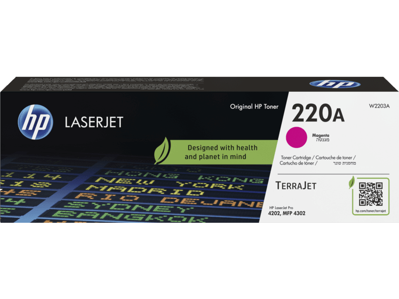 HP 220A W2203A M, Original toner 1.800 sider
