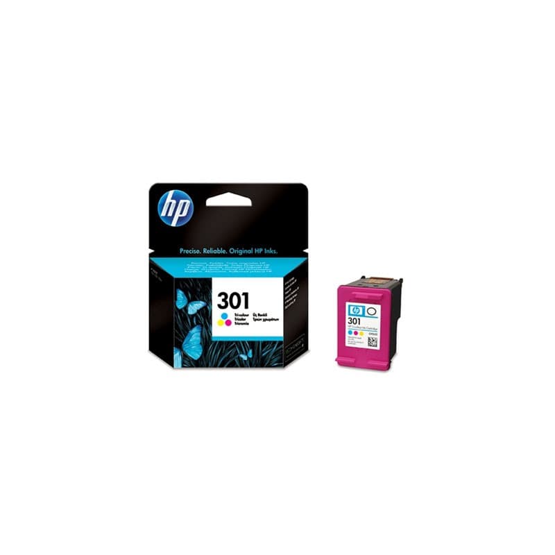 HP 301 CMY, original blækpatron