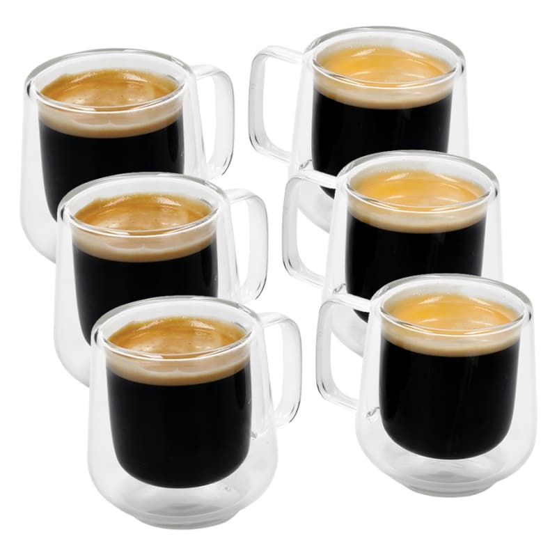La Cafetière Dobbeltvægget Espressoglas 10 cl 6 Stk
