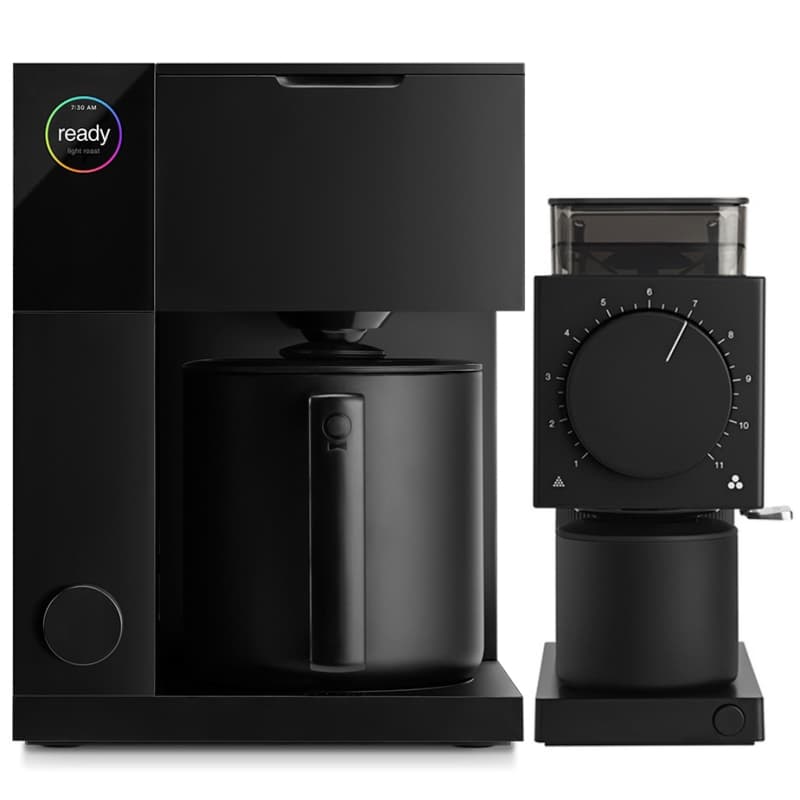 Fellow Aiden Filter Kaffemaskine Sort Inkl. Fellow Ode Brew Elektrisk Kaffekværn Gen. 2 Mat Sort (2024)