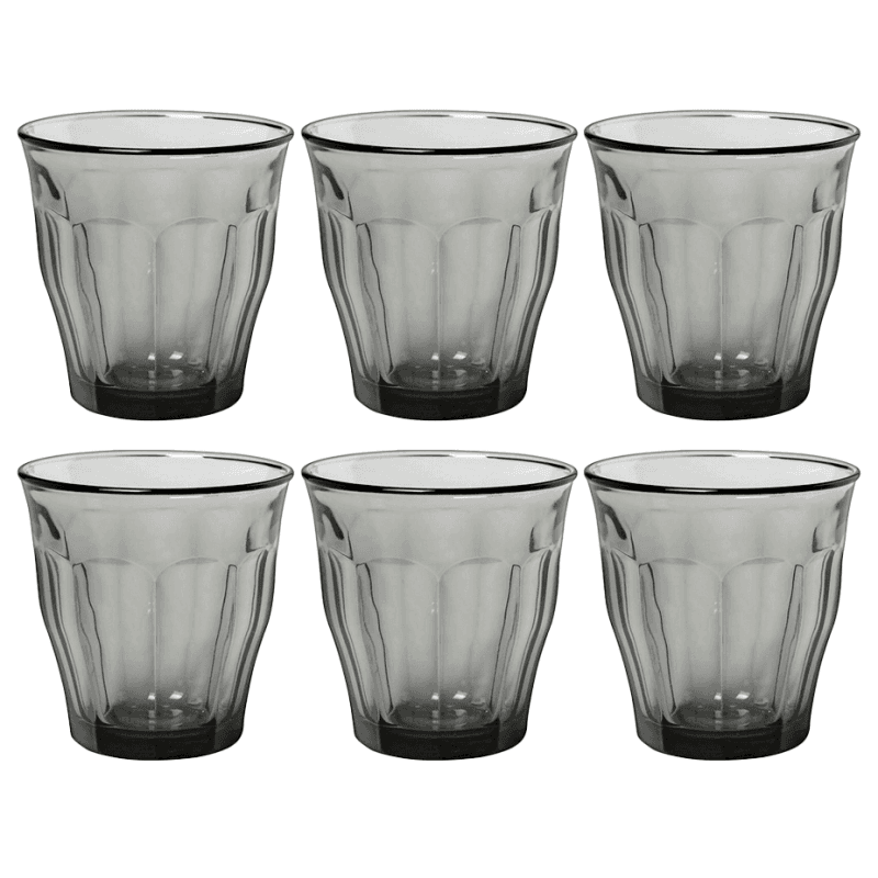 Duralex Picardie Caféglas 25 cl 6 Stk Grå