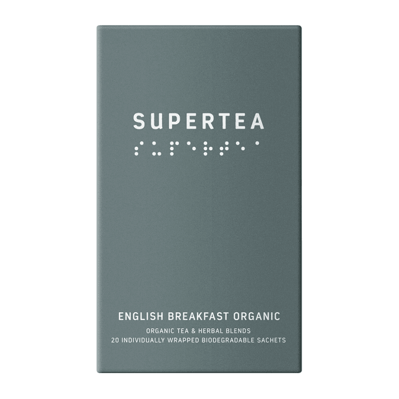 Supertea English Breakfast Økologisk Tebreve 20 stk