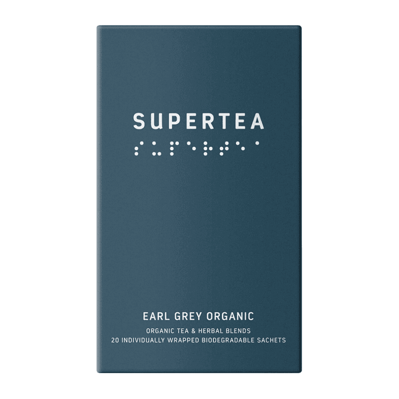 Supertea Earl Grey Økologisk Tebreve 20 stk