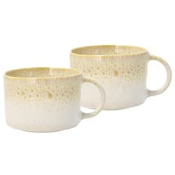 Villa Collection Styles Mugg m. Hank 16 cl 2 st Kräm/Sand
