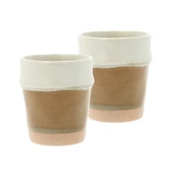 Villa Collection Evig Espressokopp 10 cl 2 St Brun/Kräm