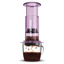 AeroPress Clear Lilla Resebryggare