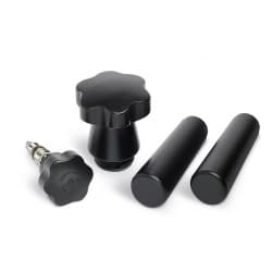 La Pavoni Trähandtag till Lever Espressomaskiner Svart LPAHANLBL01