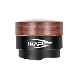 IKAPE Coffee Gravity Leveling Tool V1 Titanium 53,3 mm Valnöt