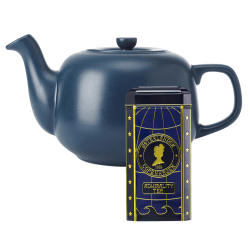 La Cafetière 1,2 L Tebryggare Navy inkl. Østerlandsk Thehus Admirality Te Pyramidtepåsar 75 st