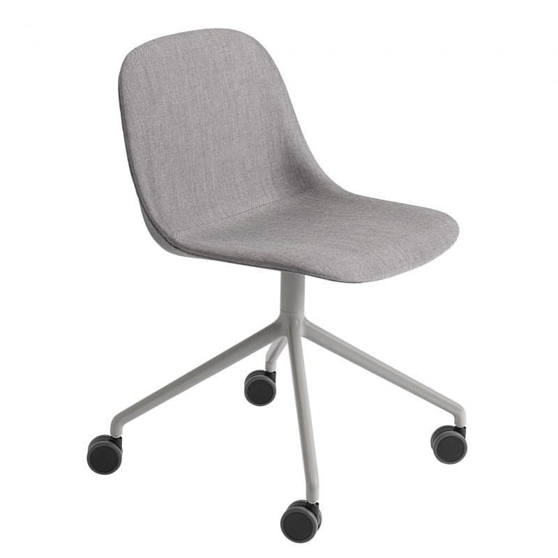 Muuto Fiber Side Chair Dreje- og Hjulstel Polstret Remix 133