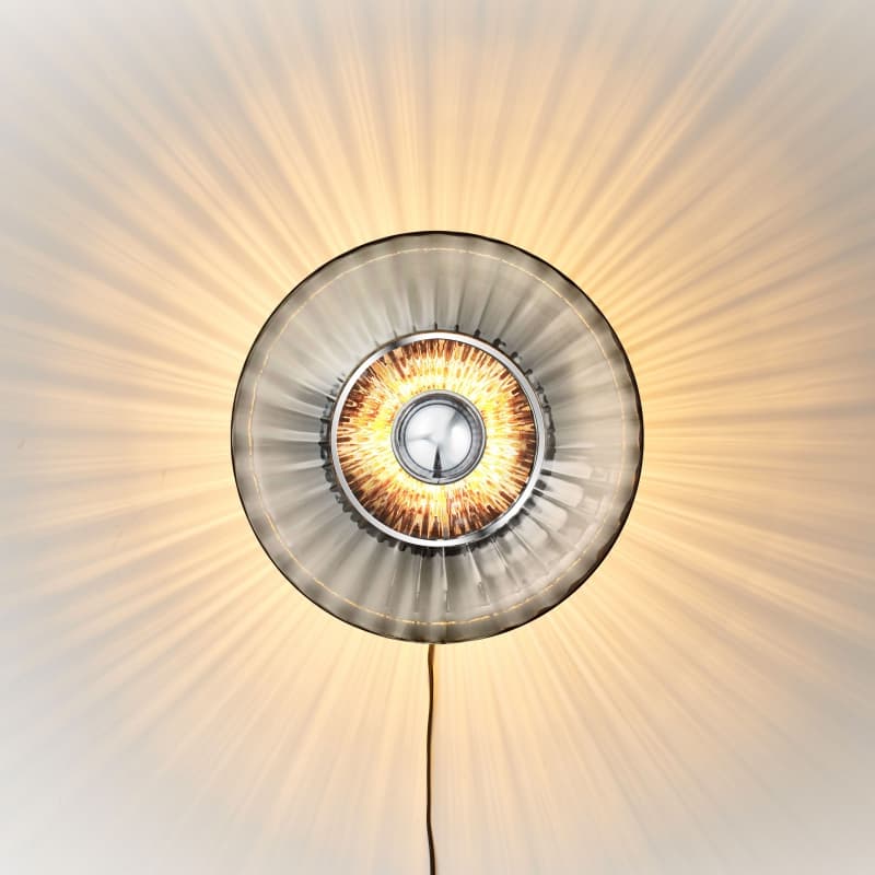 Design By Us New Wave Optic, Wall Smoke - Black Base